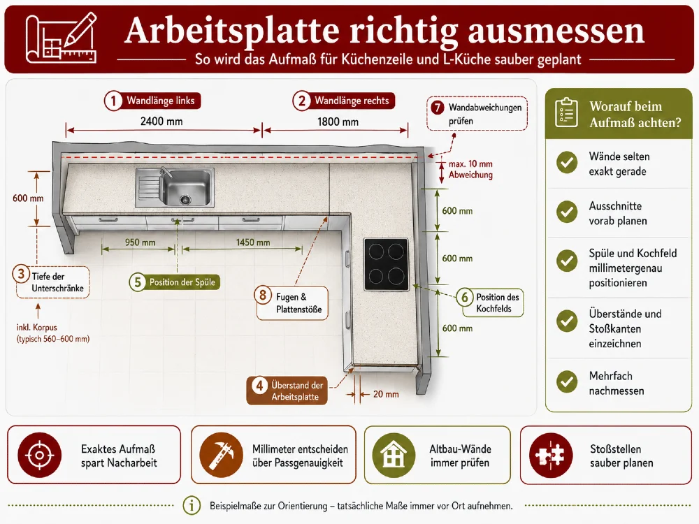 arbeitsplatte ausmessen tipps 1000