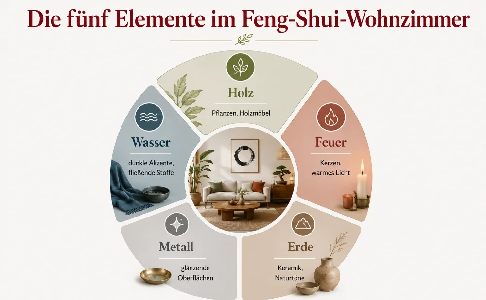 die fuenf elemente des feng shui