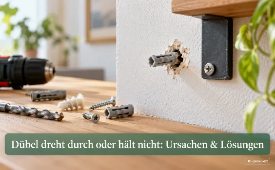 Dübel dreht durch oder hält nicht - Symbolbild