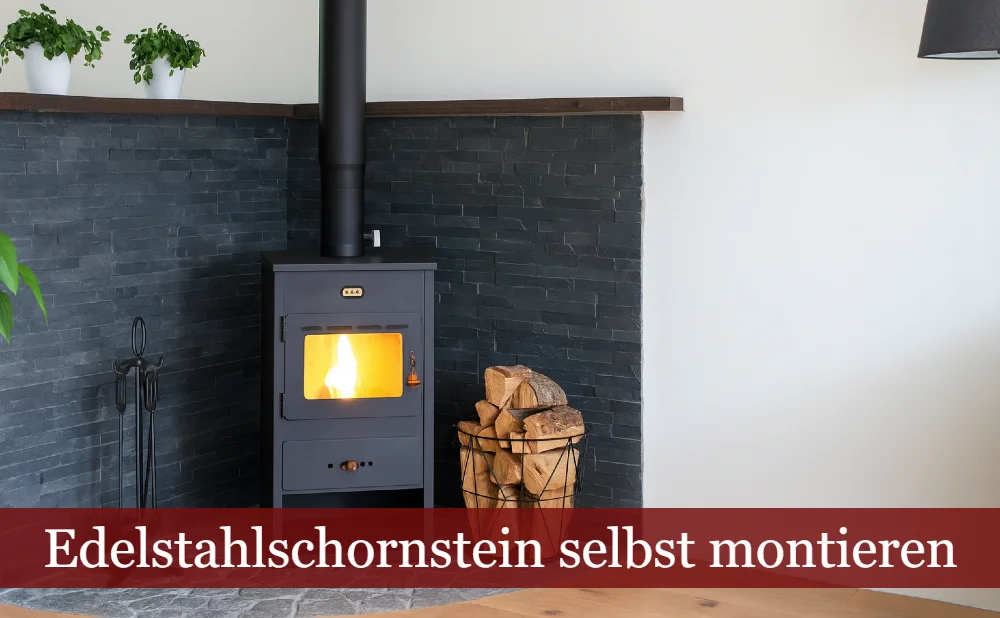 Edelstahlschornstein selbst montieren