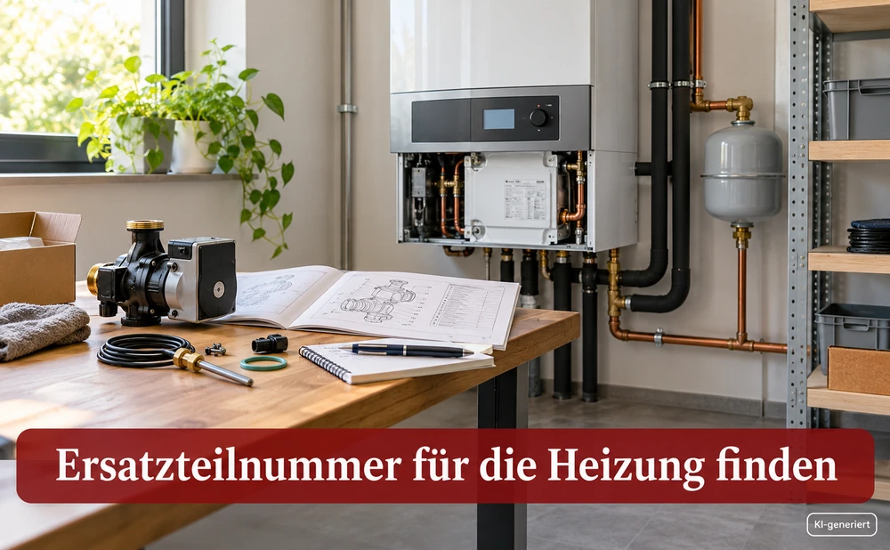 Ersatzteile für Heizung und Wärmepumpe finden - Symbolbild