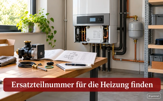Ersatzteile für Heizung und Wärmepumpe finden - Symbolbild