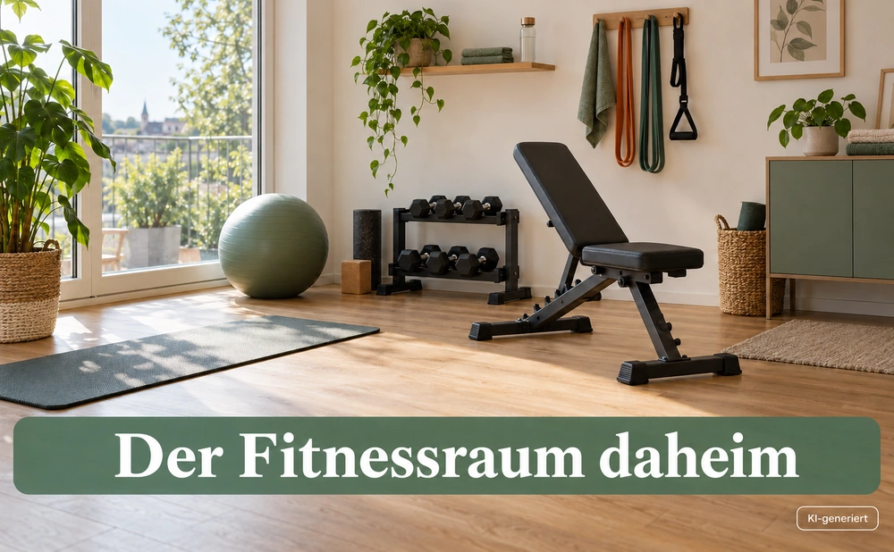 Fitnessraum zuhause einrichten: Symbolbild
