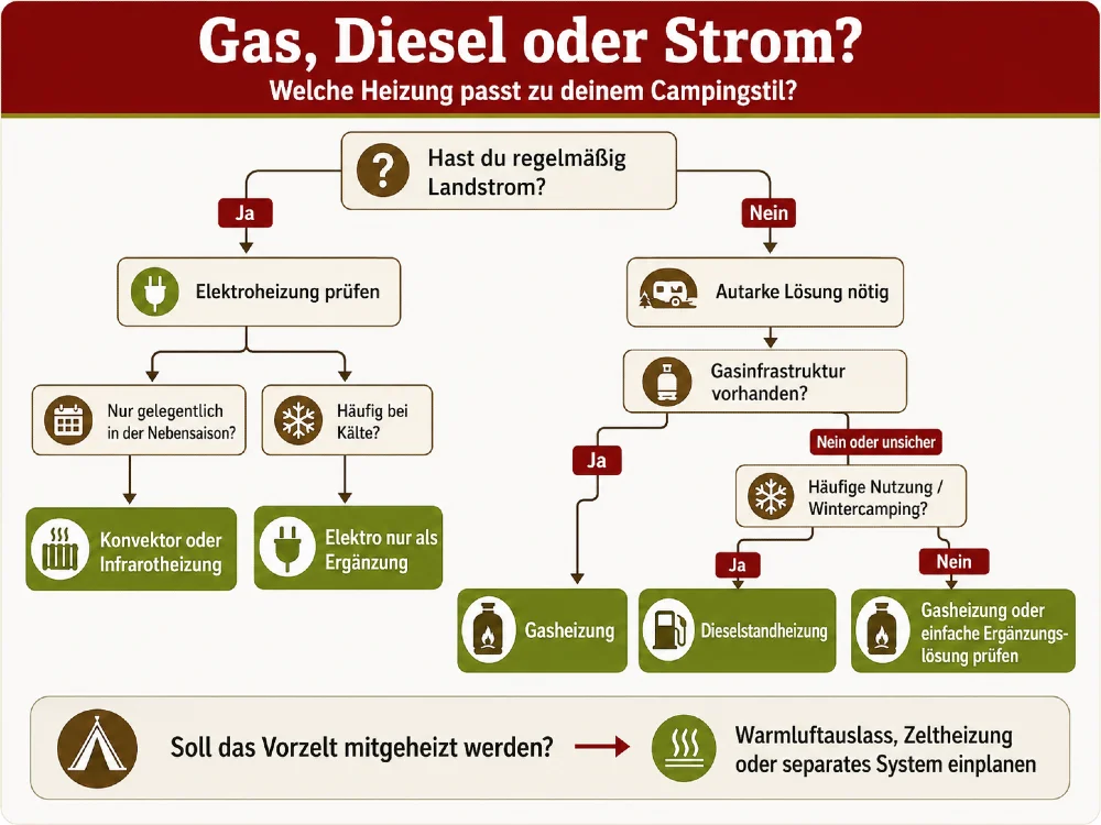 gas diesel strom wohnwagen entscheidungsgrafik