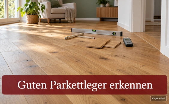 Guten Parkettleger erkennen - Symbolbild