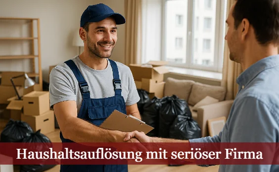 Seriöse Entrümpelungsfirma finden