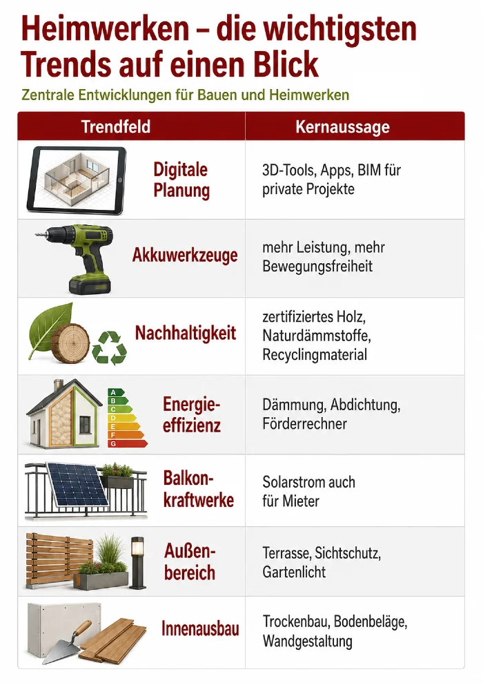 heimwerken trends ueberblick