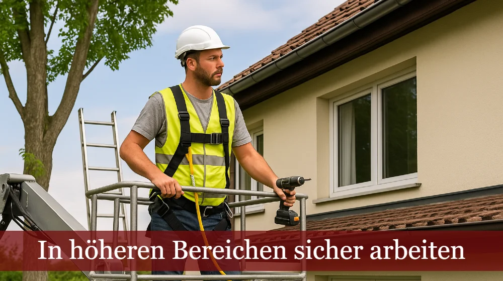 Sichere Höhenarbeiten am Haus