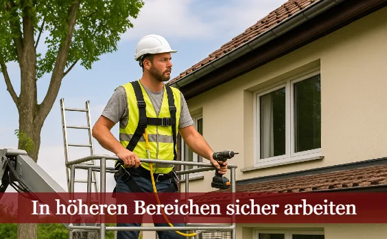 Sichere Höhenarbeiten am Haus