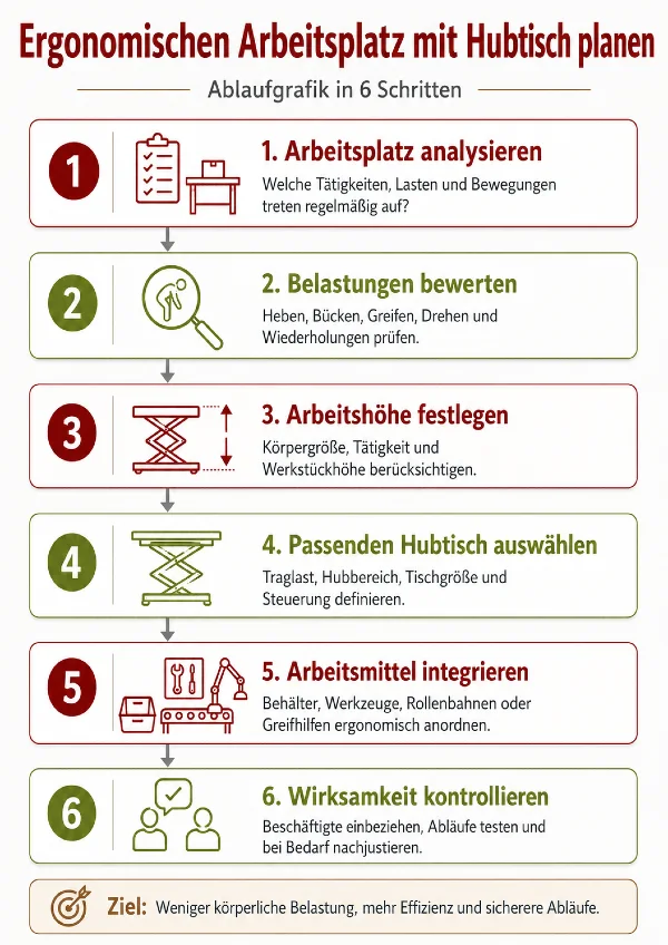 hubtisch planen