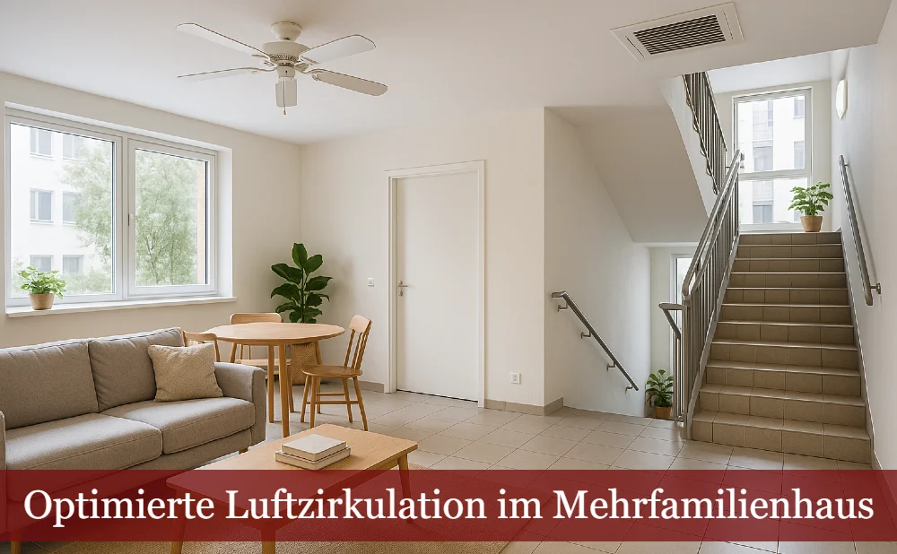 Treppenhaus von einem Mehrfamilienhaus