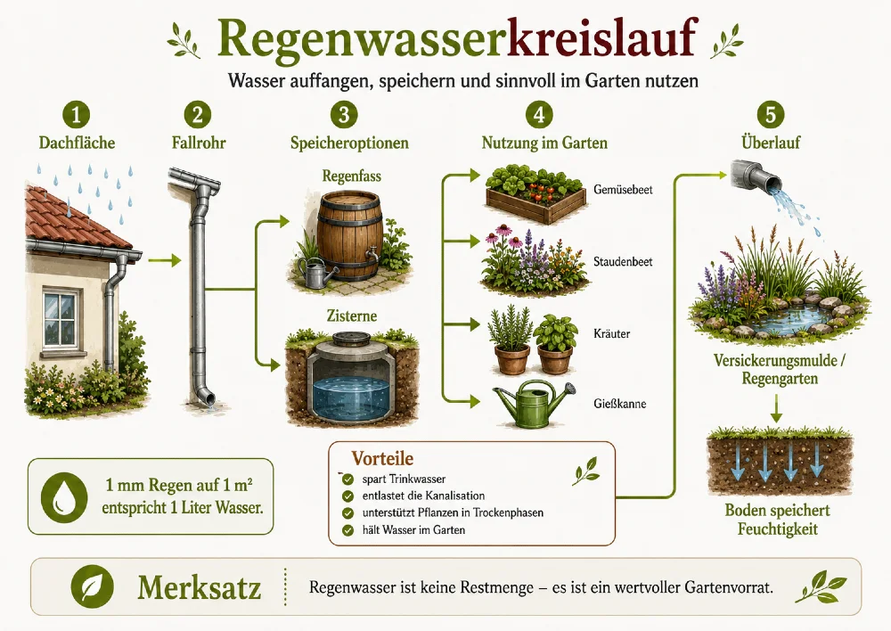 regenwasserkreislauf garten nachhaltig