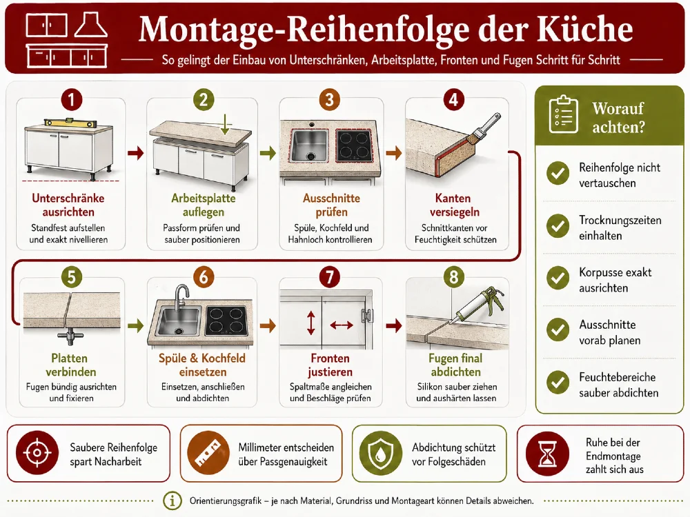 reihenfolge montage kueche 1000