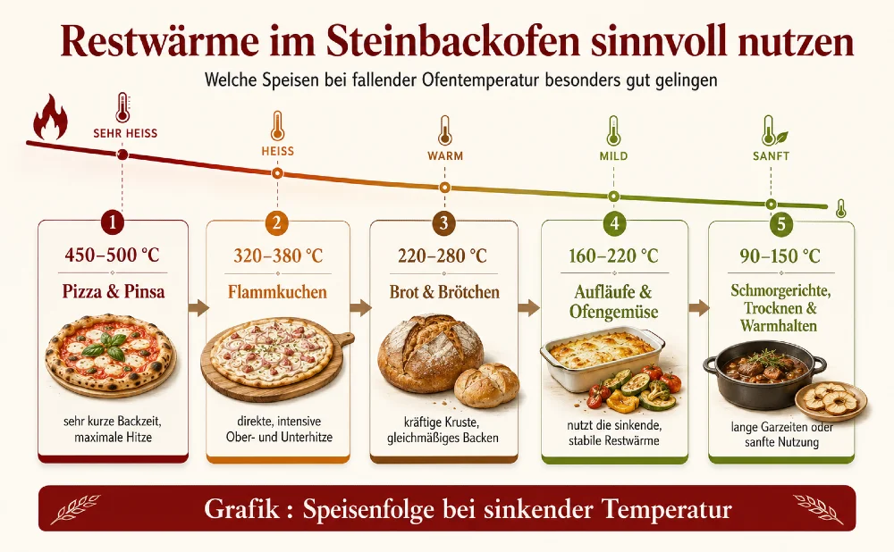 Restwaerme im Steinbackofen sinnvoll nutzen