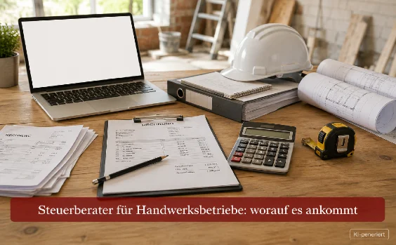 Steuerberater für Handwerksbetriebe - Symbolbild