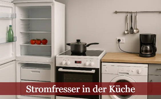 Stromfresser in der Küche