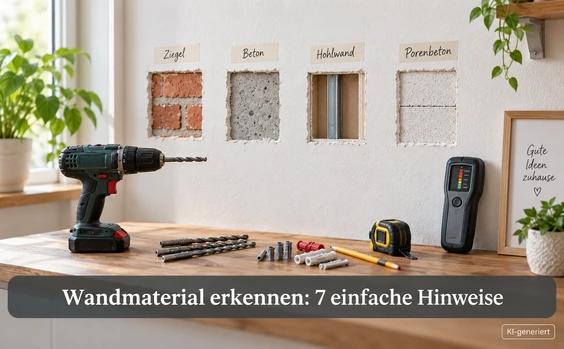 Wandmaterial erkennen: 7 Hinweise - Symbolbild