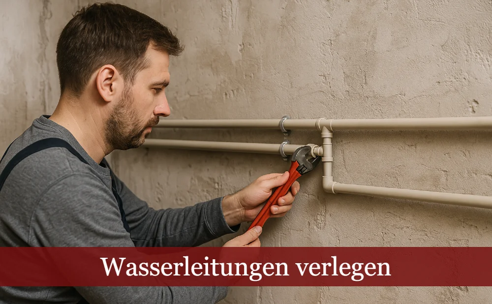 Wasserleitungen selbst verlegen
