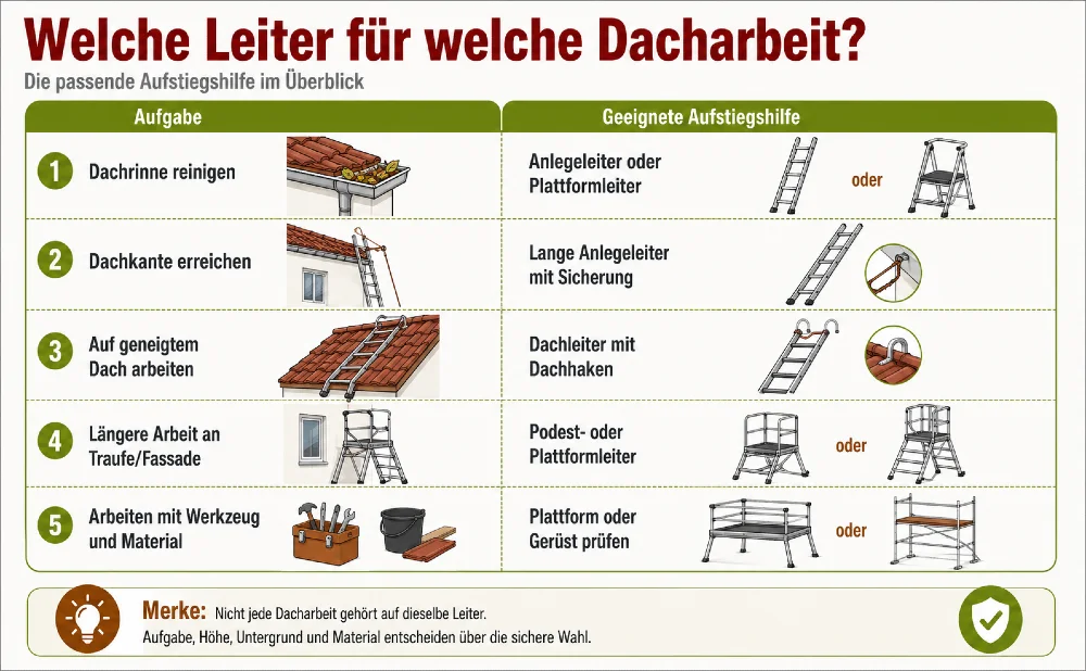 welche leiter fuer welche arbeit