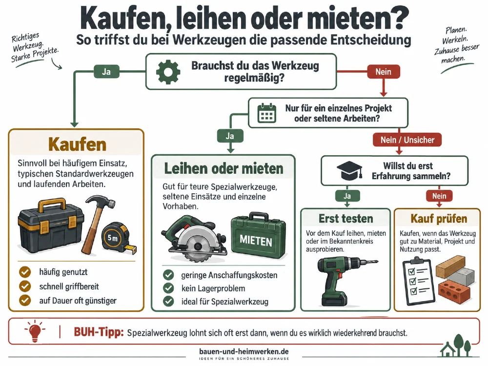 werkzeug kaufen leihen mieten