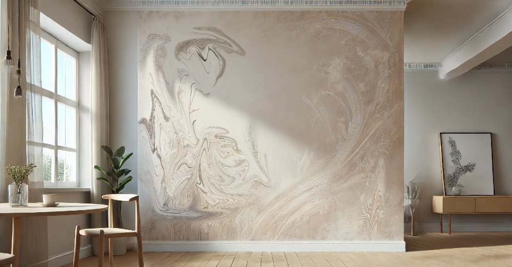 Wickeltechnik auf antiker Wand