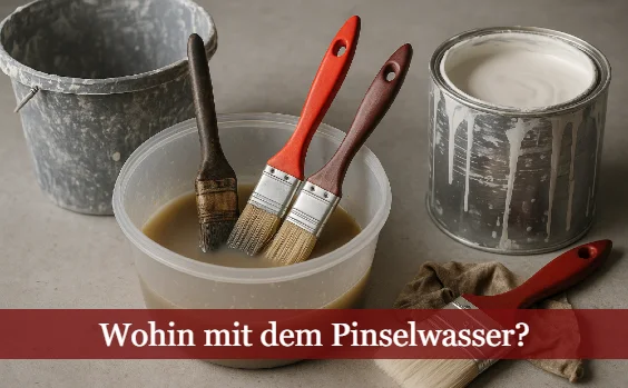 Wohin mit dem Pinselwasser?