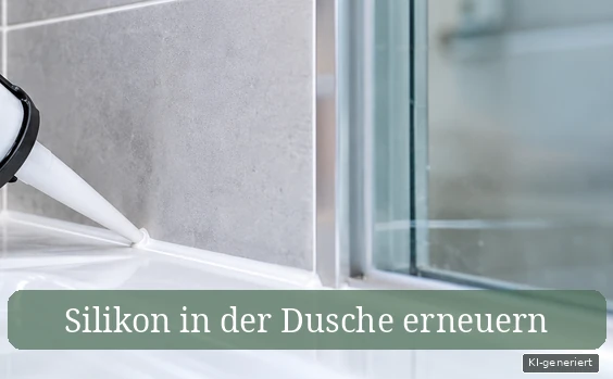 Dusche Silikon erneuern - Symbolbild